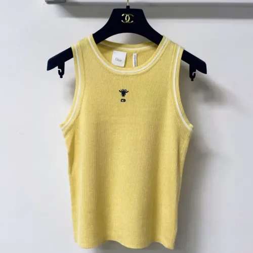 Wholesale Christian Dior T-Shirts Sleeveless For Women #1472222 $98.00 USD, Wholesale Quality Replica Christian Dior T-Shirts
