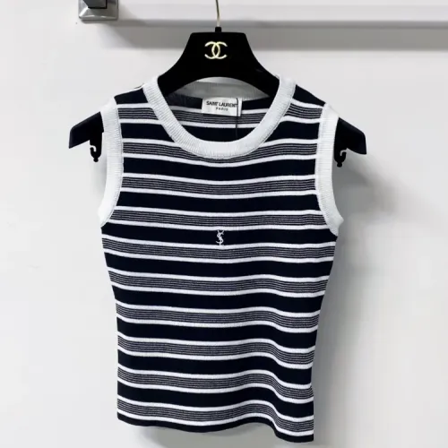Wholesale Yves Saint Laurent YSL T-shirts Sleeveless For Women #1472225 $80.00 USD, Wholesale Quality Replica Yves Saint Laurent YSL T-shirts