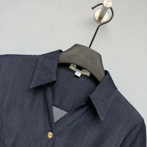 Replica Burberry Dresses Short Sleeved For Women #1472296 $135.00 USD for Wholesale