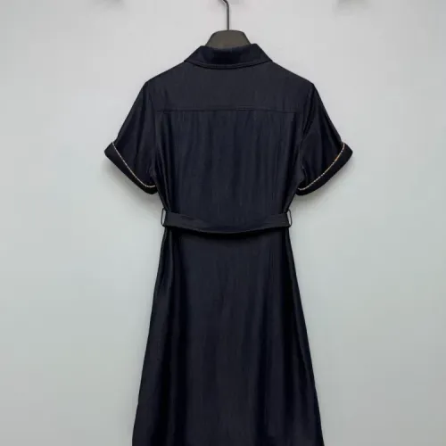 Replica Burberry Dresses Short Sleeved For Women #1472296 $135.00 USD for Wholesale