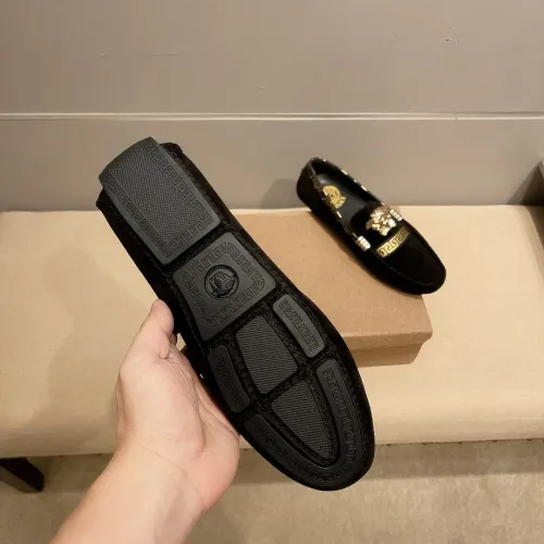 Replica Versace Leather Shoes For Men #1472325 $76.00 USD for Wholesale