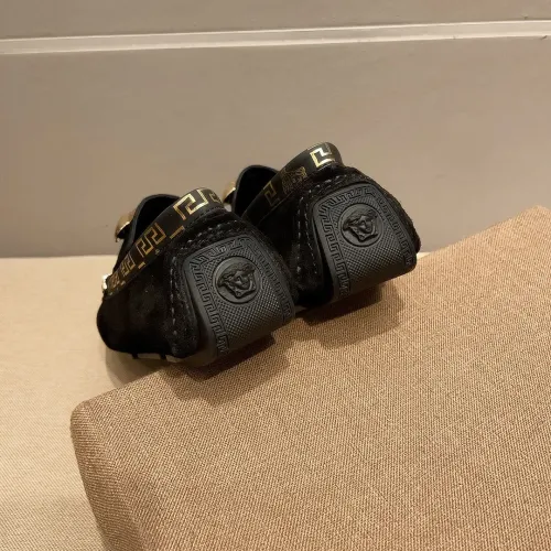 Replica Versace Leather Shoes For Men #1472325 $76.00 USD for Wholesale