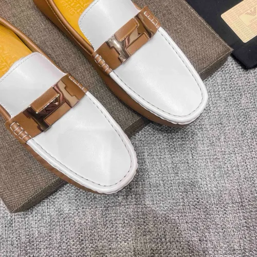 Replica Hermes Leather Shoes For Men #1472328 $80.00 USD for Wholesale