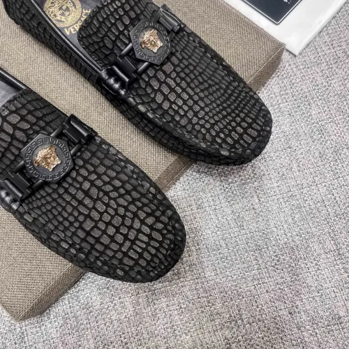 Replica Versace Leather Shoes For Men #1472331 $85.00 USD for Wholesale