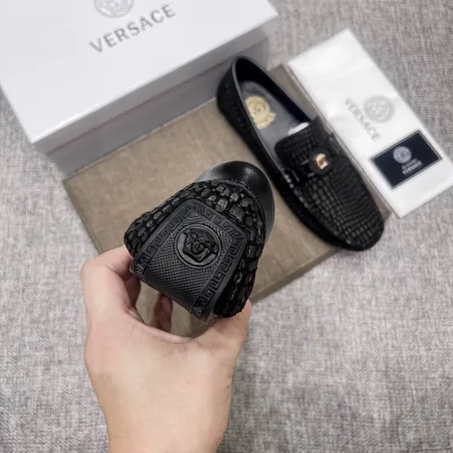 Replica Versace Leather Shoes For Men #1472331 $85.00 USD for Wholesale