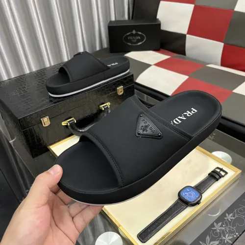 Wholesale Prada Slippers For Men #1472361 $60.00 USD, Wholesale Quality Replica Prada Slippers