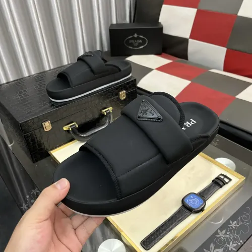 Wholesale Prada Slippers For Men #1472363 $60.00 USD, Wholesale Quality Replica Prada Slippers