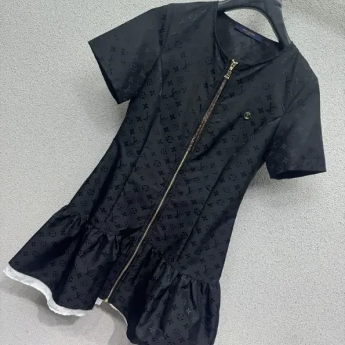 Replica Louis Vuitton LV Dresses Short Sleeved For Women #1472378 $130.00 USD for Wholesale