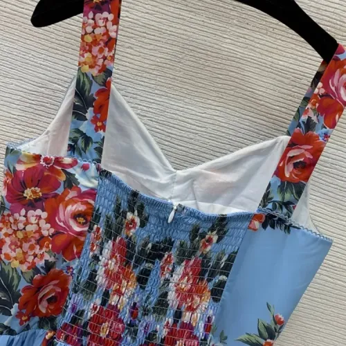 Replica Dolce & Gabbana Dresses Sleeveless For Women #1472381 $128.00 USD for Wholesale