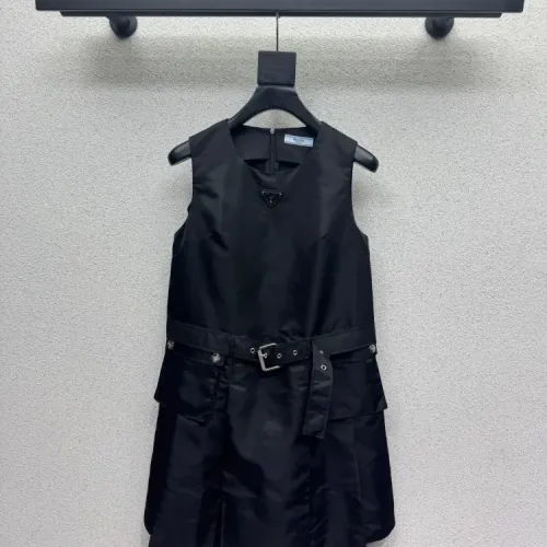 Wholesale Prada Dresses Sleeveless For Women #1472387 $122.00 USD, Wholesale Quality Replica Prada Dresses