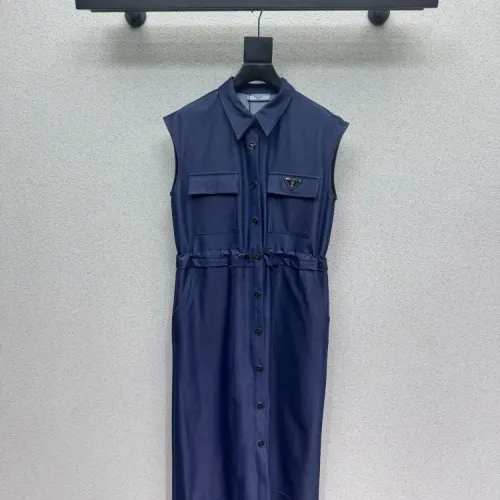 Wholesale Prada Dresses Sleeveless For Women #1472389 $132.00 USD, Wholesale Quality Replica Prada Dresses
