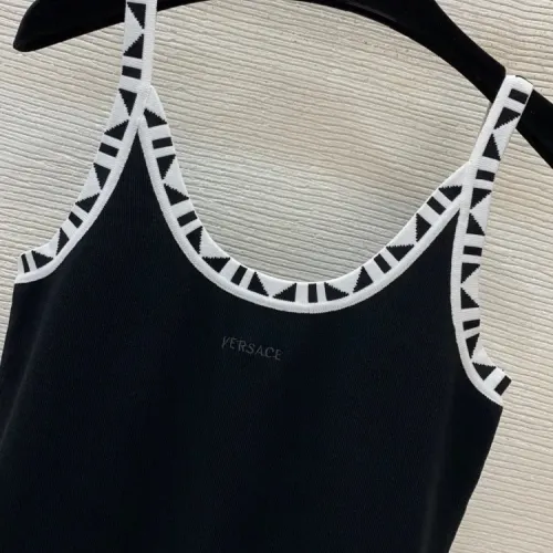 Replica Versace Dresses Sleeveless For Women #1472390 $102.00 USD for Wholesale