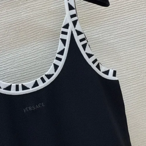 Replica Versace Dresses Sleeveless For Women #1472390 $102.00 USD for Wholesale