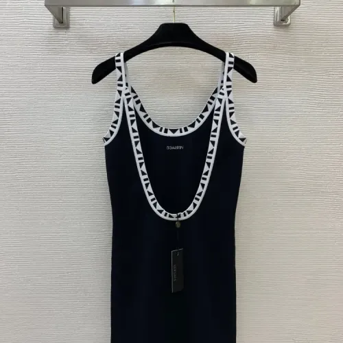 Replica Versace Dresses Sleeveless For Women #1472390 $102.00 USD for Wholesale