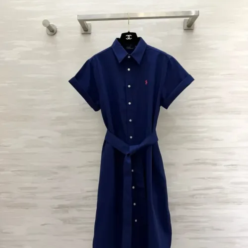 Wholesale Ralph Lauren Polo Dresses Short Sleeved For Women #1472392 $158.00 USD, Wholesale Quality Replica Ralph Lauren Polo Dresses