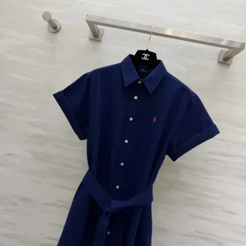 Replica Ralph Lauren Polo Dresses Short Sleeved For Women #1472392 $158.00 USD for Wholesale