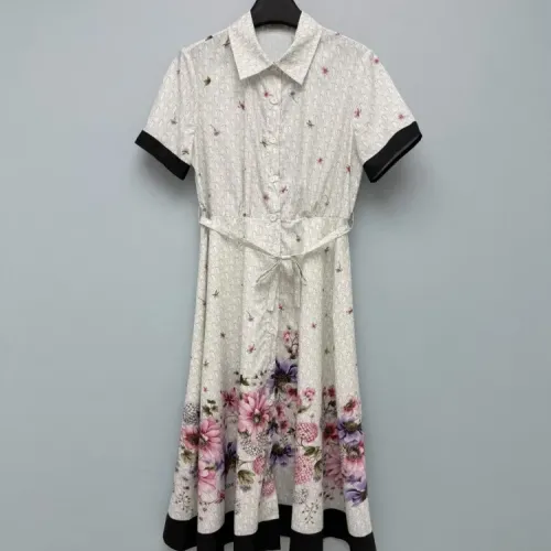 Wholesale Christian Dior Dresses Short Sleeved For Women #1472402 $132.00 USD, Wholesale Quality Replica Christian Dior Dresses