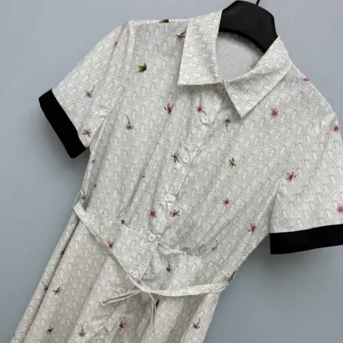 Replica Christian Dior Dresses Short Sleeved For Women #1472402 $132.00 USD for Wholesale