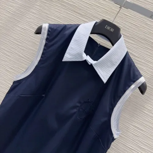 Replica Christian Dior Dresses Sleeveless For Women #1472415 $72.00 USD for Wholesale