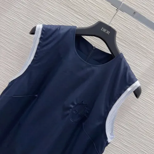 Replica Christian Dior Dresses Sleeveless For Women #1472415 $72.00 USD for Wholesale
