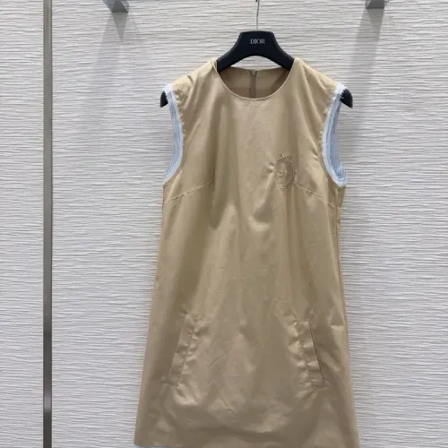 Replica Christian Dior Dresses Sleeveless For Women #1472416 $72.00 USD for Wholesale