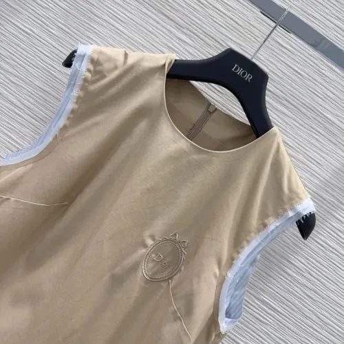 Replica Christian Dior Dresses Sleeveless For Women #1472416 $72.00 USD for Wholesale