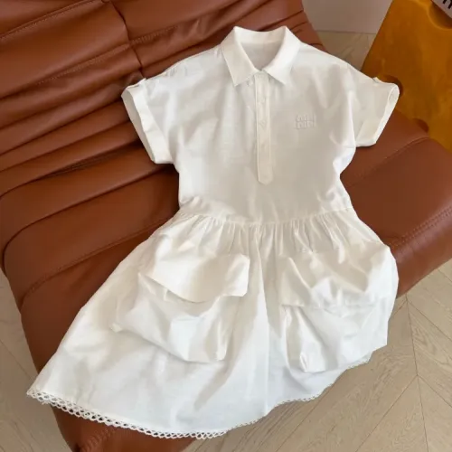 Wholesale MIU MIU Dresses Short Sleeved For Women #1472425 $76.00 USD, Wholesale Quality Replica MIU MIU Dresses