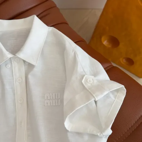 Replica MIU MIU Dresses Short Sleeved For Women #1472425 $76.00 USD for Wholesale