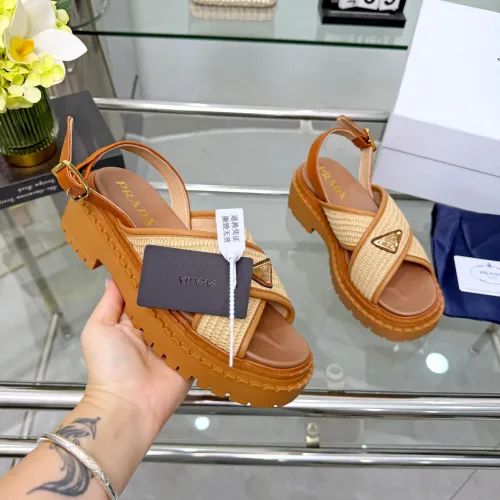 Replica Prada Sandal For Women #1472426 $92.00 USD for Wholesale