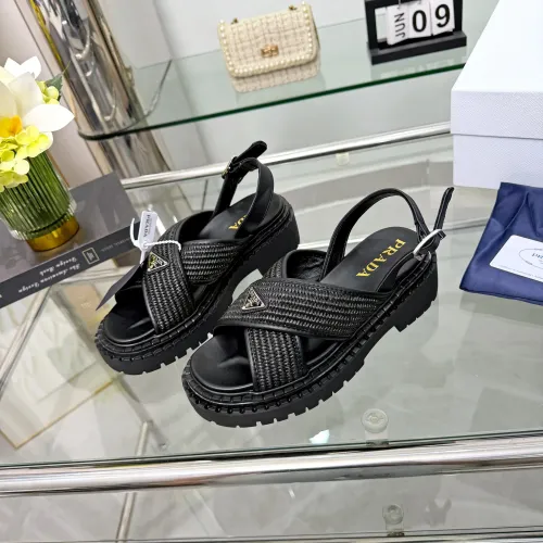 Wholesale Prada Sandal For Women #1472428 $92.00 USD, Wholesale Quality Replica Prada Sandal