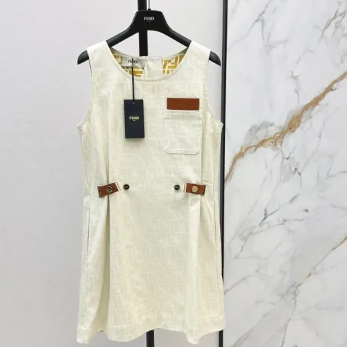 Wholesale Fendi Dresses Sleeveless For Women #1472432 $72.00 USD, Wholesale Quality Replica Fendi Dresses