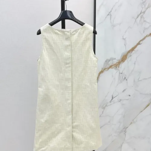 Replica Fendi Dresses Sleeveless For Women #1472432 $72.00 USD for Wholesale