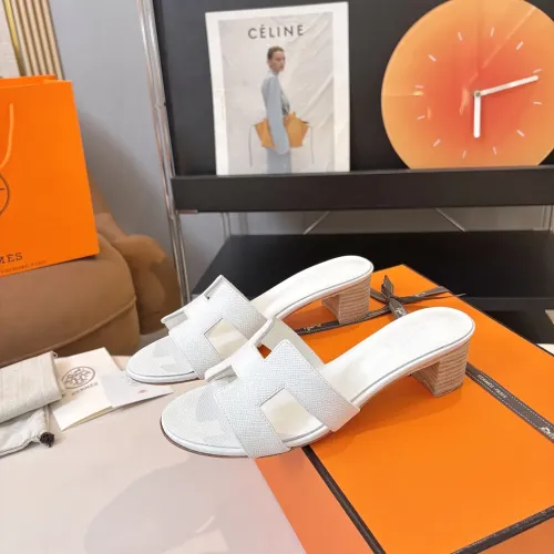 Replica Hermes Slippers For Women #1472435 $98.00 USD for Wholesale