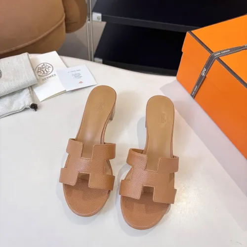 Replica Hermes Slippers For Women #1472437 $98.00 USD for Wholesale