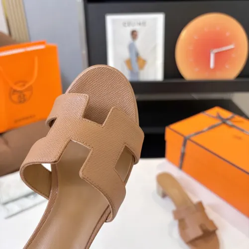 Replica Hermes Slippers For Women #1472437 $98.00 USD for Wholesale
