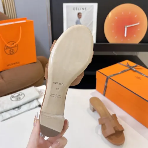 Replica Hermes Slippers For Women #1472437 $98.00 USD for Wholesale