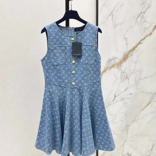 Wholesale Louis Vuitton LV Dresses Sleeveless For Women #1472440 $76.00 USD, Wholesale Quality Replica Louis Vuitton LV Dresses