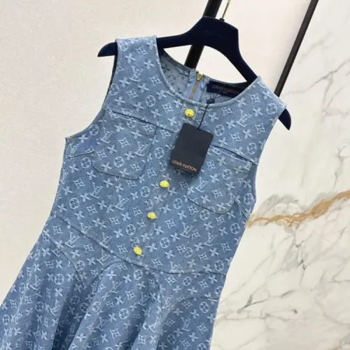 Replica Louis Vuitton LV Dresses Sleeveless For Women #1472440 $76.00 USD for Wholesale
