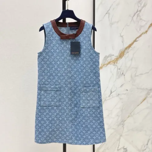 Wholesale Louis Vuitton LV Dresses Sleeveless For Women #1472443 $72.00 USD, Wholesale Quality Replica Louis Vuitton LV Dresses