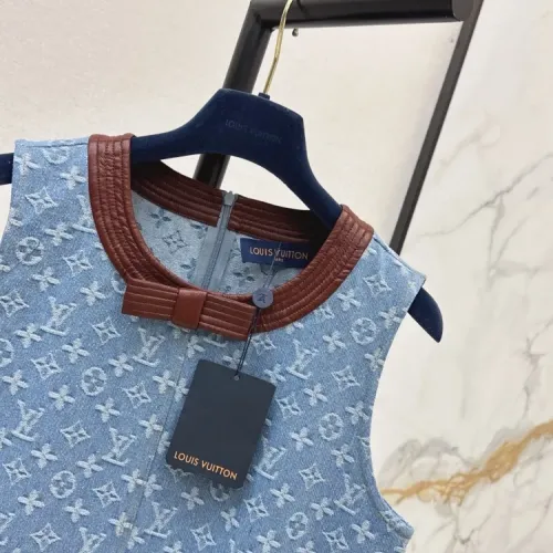 Replica Louis Vuitton LV Dresses Sleeveless For Women #1472443 $72.00 USD for Wholesale