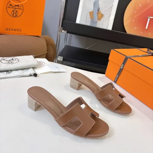 Replica Hermes Slippers For Women #1472445 $98.00 USD for Wholesale