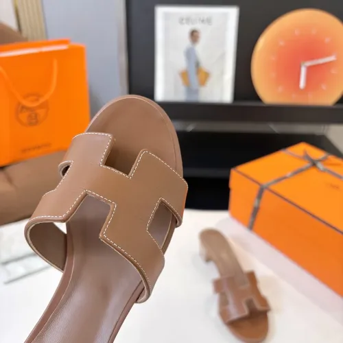 Replica Hermes Slippers For Women #1472445 $98.00 USD for Wholesale