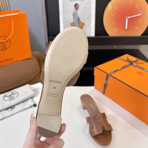 Replica Hermes Slippers For Women #1472445 $98.00 USD for Wholesale