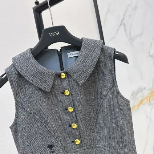 Replica Christian Dior Dresses Sleeveless For Women #1472450 $76.00 USD for Wholesale