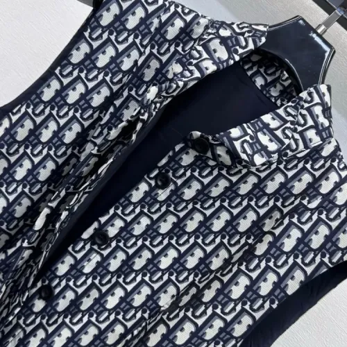 Replica Christian Dior Dresses Sleeveless For Women #1472451 $128.00 USD for Wholesale