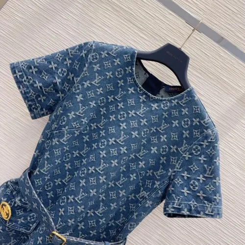 Replica Louis Vuitton LV Dresses Short Sleeved For Women #1472452 $80.00 USD for Wholesale