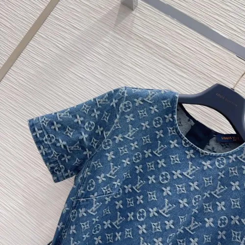 Replica Louis Vuitton LV Dresses Short Sleeved For Women #1472452 $80.00 USD for Wholesale