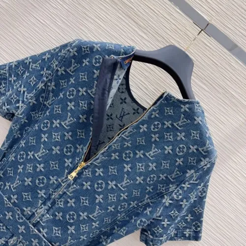 Replica Louis Vuitton LV Dresses Short Sleeved For Women #1472452 $80.00 USD for Wholesale