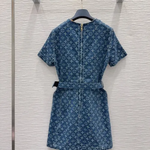 Replica Louis Vuitton LV Dresses Short Sleeved For Women #1472452 $80.00 USD for Wholesale