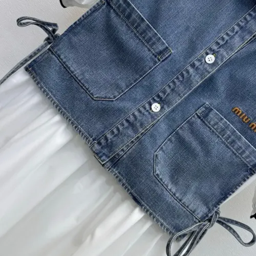 Replica MIU MIU Dresses Short Sleeved For Women #1472458 $160.00 USD for Wholesale